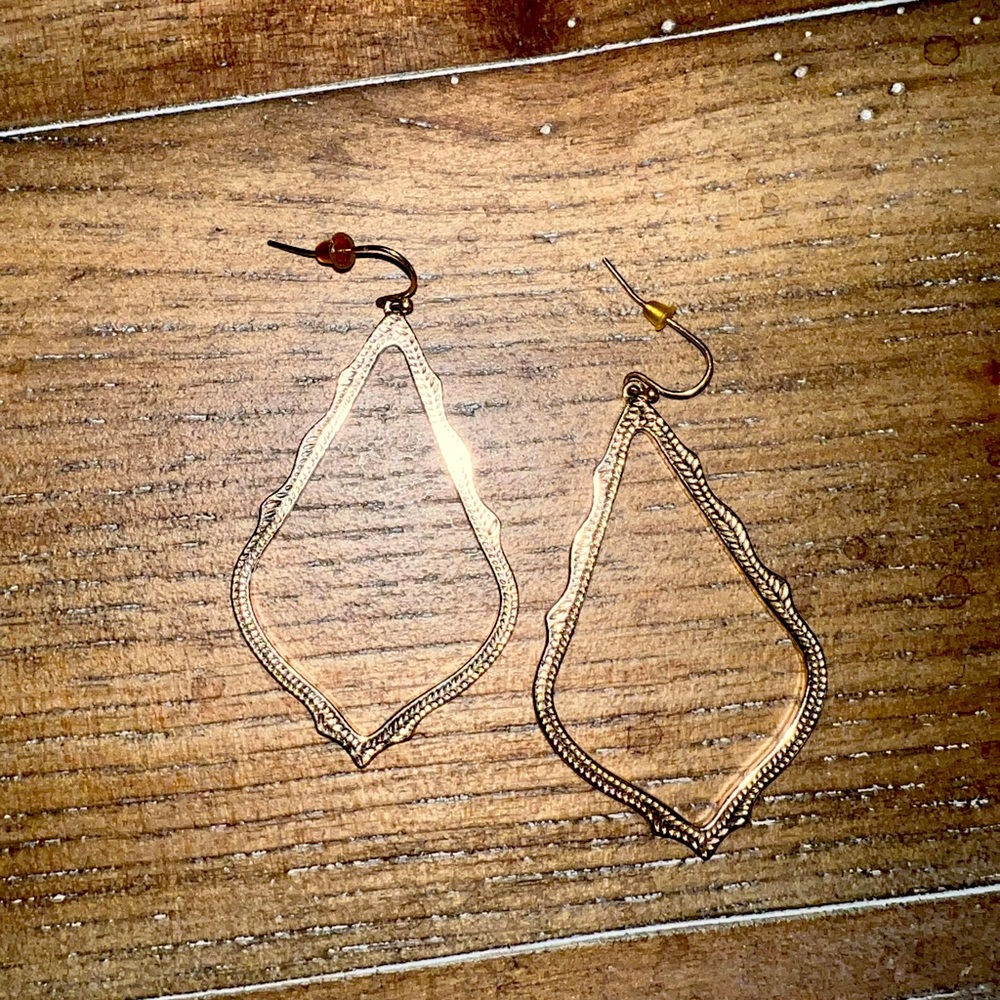 Gently worn gold earrings